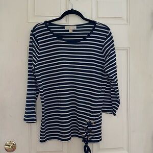 Michael Michael Kors Top Navy and white stripe size XL